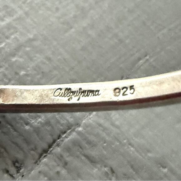 925 Sterling Silver Cuff Bracelet - Picture 9 of 9